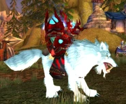Arctic Wolf mount