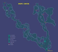 Krom's Canyon Map