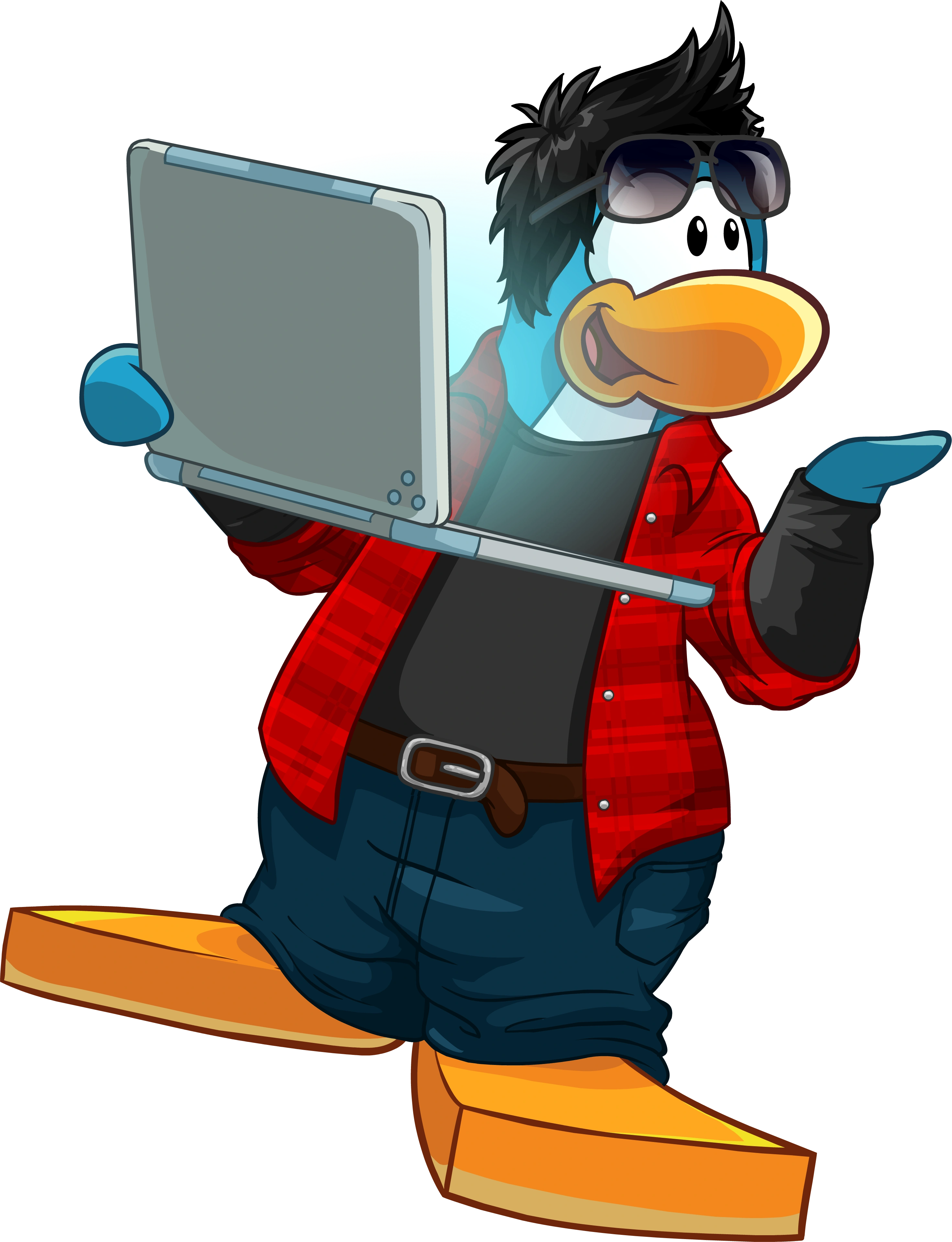Laptop Penguin