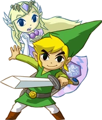 Link and Princess Zelda (Spirit Tracks)