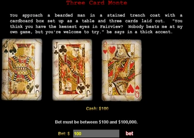 "Three Card Monte"