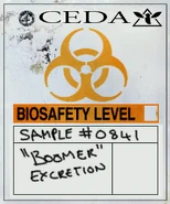 Bile bomb label