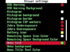 VisualSettings MenuText green