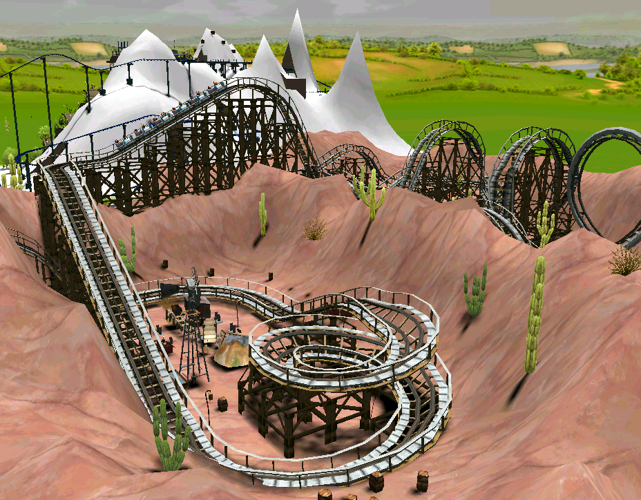 rollercoaster tycoon 3 rotate camera