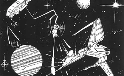 Shuttle Bonderium intercepts Elusive near Coronar