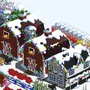 Lights and snow everywhere