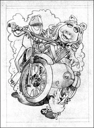 Drewstruzan muppet drawing2