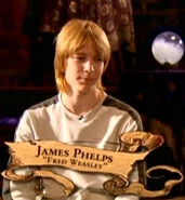 James Phelps (Fred Weasley) PoA screenshot