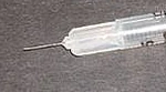 Needle and hub