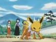 EP185 Chica kimono y Jolteon