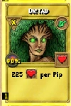 Dryad Treasure Card