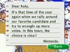 The Election Poster letter