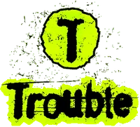 Trouble logo 1997