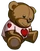 Heart Teddy-icon