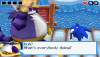 Big the Cat winter games ds