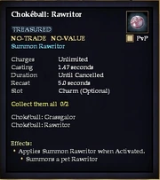 Chokéball Rawritor