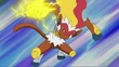 EP634 Infernape usando puño trueno