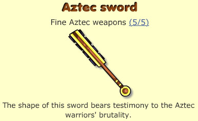 Aztec Sword