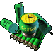 Sets of Green Fireworks