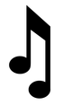 Musical eighth notes.svg