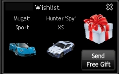 Example of Wishlist Gifting