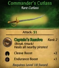 Commander's Cutlass