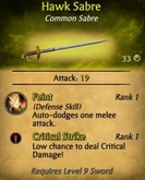 Hawk Sabre
