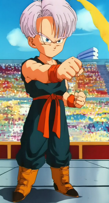 Dragon ball personagems z e gt - Trunks do Futuro, referido na