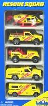 Hot Wheels 1997 Rescue Squad (5-Pack)