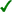 Tick verde
