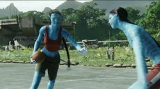 Avatars playing basketball