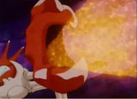EP077 Kingler de Ash usando hiperrayo