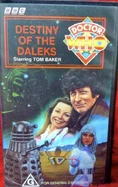 Destiny of the Daleks VHS Australian cover