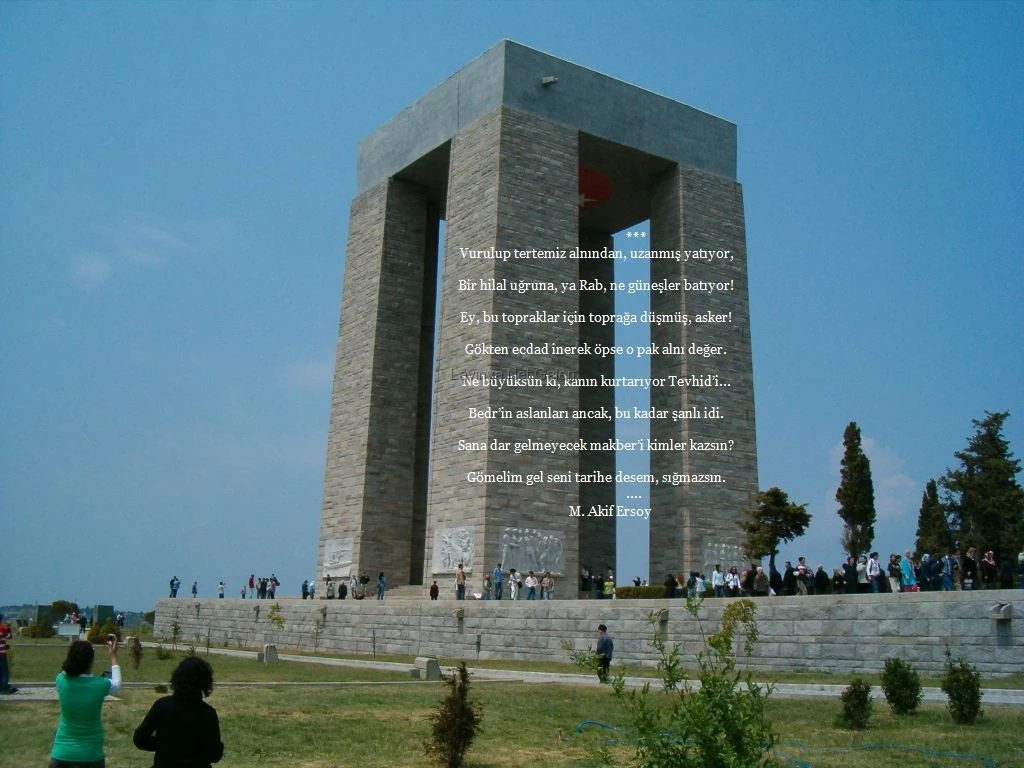 Çanakkale Şehitlerine Şiir
