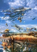 Ilustración Aeronaves FFXII