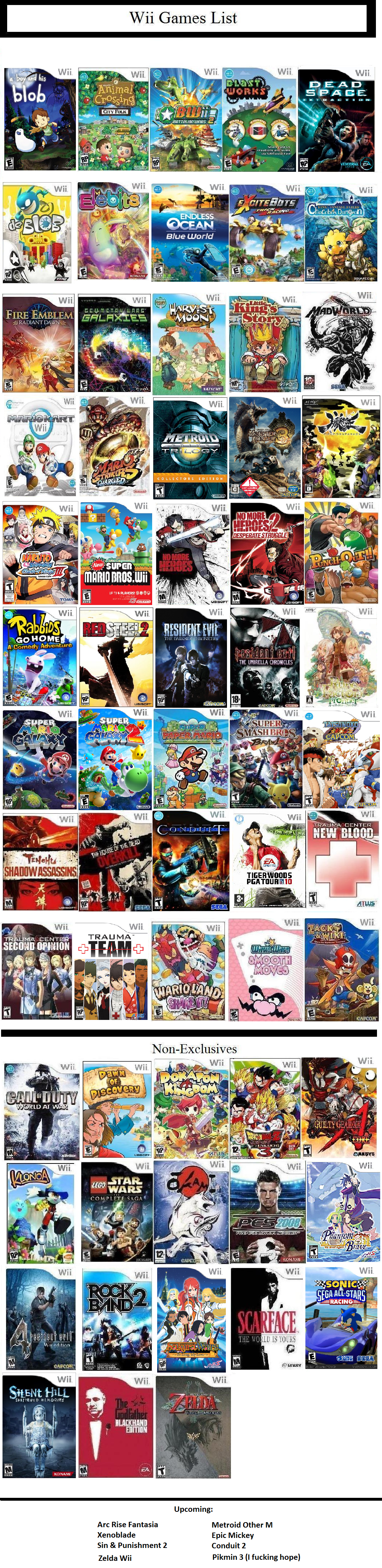 all wii games