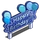 Blue B-Day Sign-icon