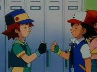 EP082 ash apoyando a Ritchie