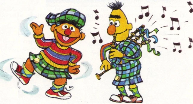 File:Bagpipes ernie bert.JPG