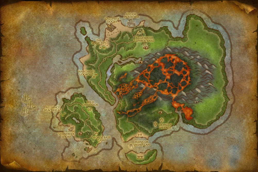 World+of+warcraft+cataclysm+map+with+levels