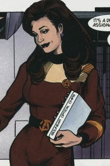Sara Tuchinsky in 2286.