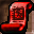 Stamped Samsur Scarlet Red Letter Icon