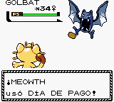 Pokemon Cristal día de pago