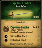 Captain's Sabre