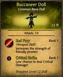 Buccaneer Doll