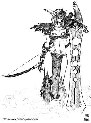 world of warcraft night elf warrior. WoW Fan Art Thread - Page 401