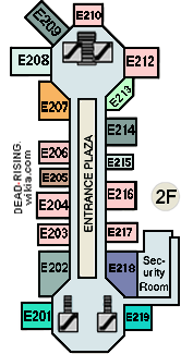 Dead rising Map entrance plaza second floor