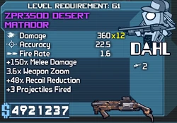 ZPR350D Desert Matador OBY