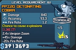PPZ20 Detonating Cobra OBY