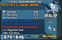 PPZ470 Liquid Orion OBYZ